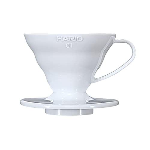 HARIO ハリオ V60 01 透過 コーヒードリッパー ホワイト コーヒードリップ 1~2杯用 ...