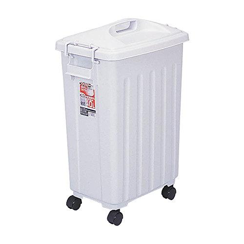 サンコープラスチック グッドペール 40 キャスター付 Sグレー 501812