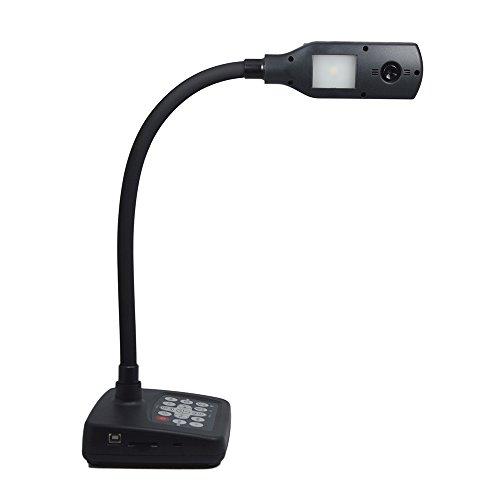 書画カメラ 実物投影機 PCレス機能 教材提示装置 光学16倍 30fps動画 内蔵マイク LED照...