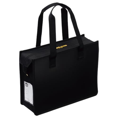 サクラクレパス ミーティングバッグ ノータム オフィストートバッグ J ファスナー付 ブラック UN...