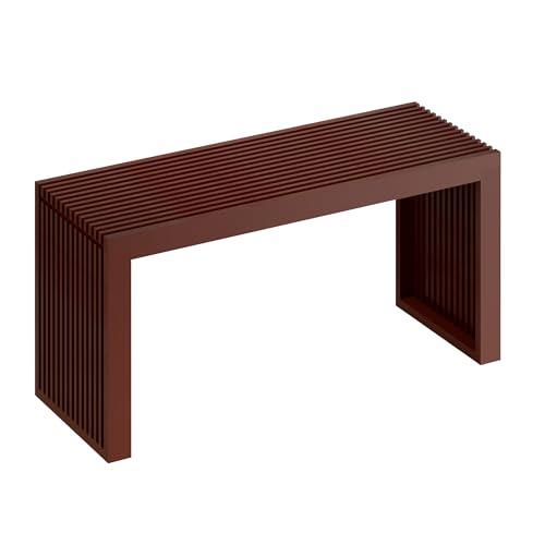 APRTAT 竹製ベンチ ダイニングベンチ 天然竹材 パークベンチ 玄関ベンチ 長椅子 二人掛け ナ...