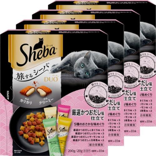 シーバ Sheba デュオ キャットフード 旅する 厳選かつおだし味仕立て 5種のおさかな味めぐり ...