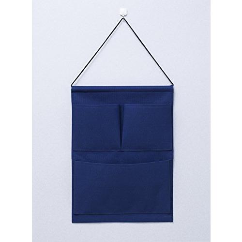 アストロ 壁掛けポケット ネイビーブルー 永く使える シンプルデザイン 丈夫なオックス生地 611-...