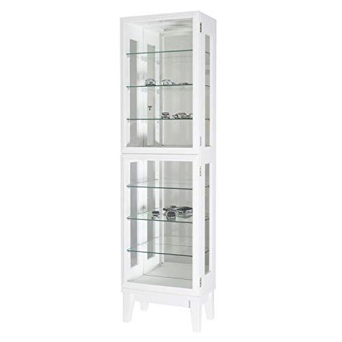 塩川光明堂 ガラスケース ホワイト 41x24.5x150cm カルトーネ スカーラ 1500