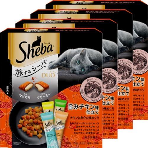 シーバ Sheba デュオ キャットフード 旅する 旨みチキン味仕立て チキンと魚介の味めぐり 成猫...