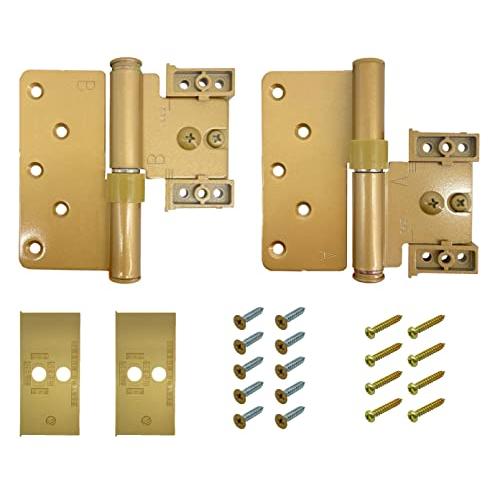 ムラコシ精工 3次元調整丁番 DH-5 室内ドア用 丁番上下セット ゴールド