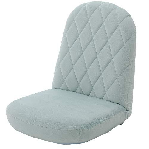 セルタン 座椅子 高反発 コンパクト おしゃれ テクノブルー 日本製 A1104a-650BL