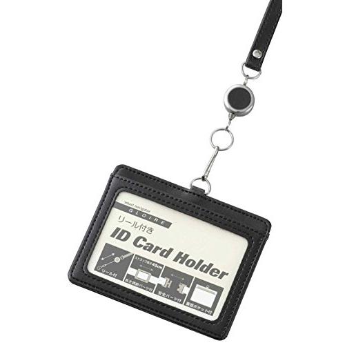 レイメイ藤井 IDホルダー グロワール リール付き ブラック GLP211B