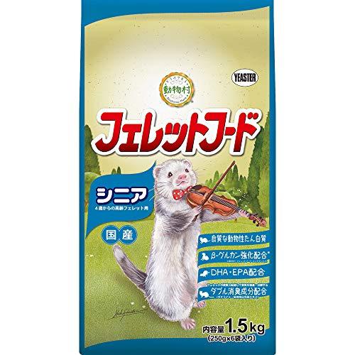 【療法食】 どうぶつ村 フェレットフード シニア 250グラム (x 6)