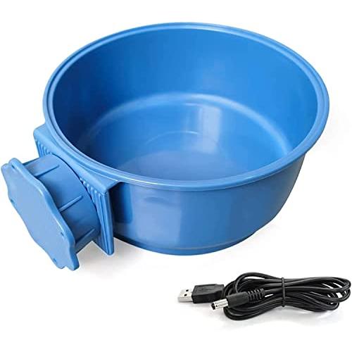 Enjoying ペット加熱ボウル 猫用給水器 保温 室内利用 鳥類、鶏、鴨小動物用給水器 容量60...