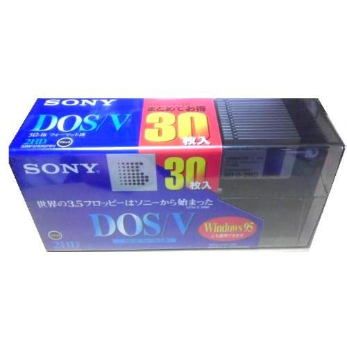 SONY MS-DOS フォーマット済 2HD まとめて30枚 プラスチックケース入 3.5型 フロ...