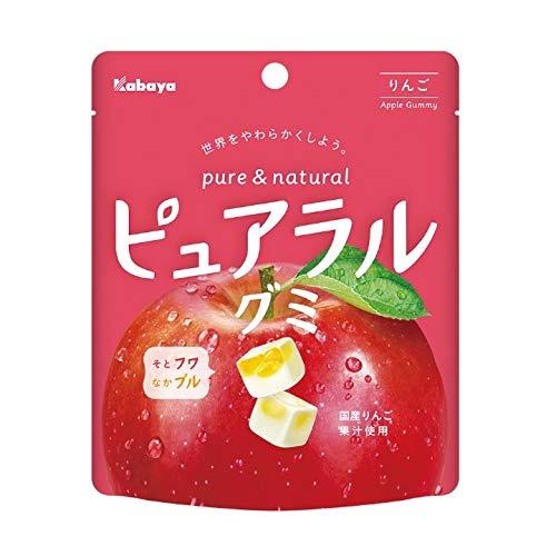 カバヤ食品 カバヤ ピュアラルグミ りんご 58g×8袋