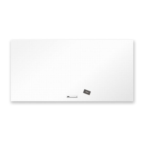 アスカ 抗菌 ホワイトボードシート マグネットシート 方眼入り AWM10 4L 900×1800m...