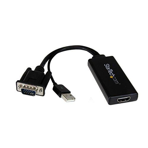 StarTech.com VGA-HDMIアップスケールコンバーター USBバスパワー対応 VGA2...