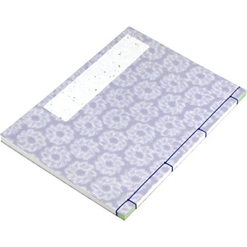 マルアイ 芳名帳 ゲストブック 藤壺芳名録 縦書き 7行252名分 紫 メ-75PU