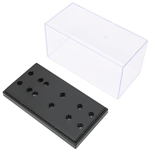 ヘッドシェルカートリッジキーパー、ラバーフィート頑丈なホームミュージックフォノシェルケースフォノ用の...