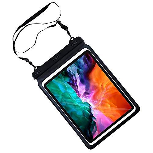 SNNY iPad用防水ケース タブレット防水袋 ストラップベルト付き 完全防水IPX8 iPadA...