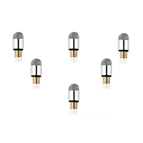 MEKO タッチペン スタイラスペン 専用 用ペン先 マイクニット導電繊維 ディスクタイプ対応 6個...