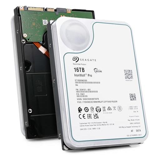 Seagate IronWolf Pro 3.5" データ復旧3年付 16TB HDDCMR 5年保...