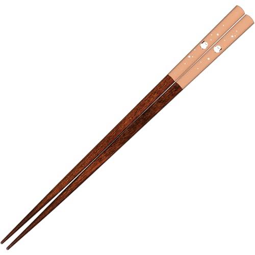 サンライフ 箸 食洗機対応 大人 長い 可愛い 22.5cm シマエナガ 天然木 ブラウン 日本製 ...