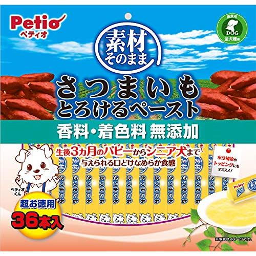 ペティオ Petio 素材そのまま さつまいも とろけるペースト 36本入