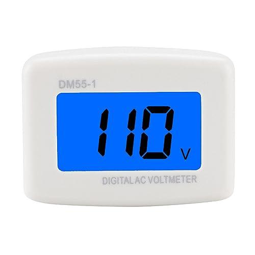 Itisyou 電圧計 テスター デジタルディスプレイ電圧テスター 電圧チェッカー AC電圧計 LC...