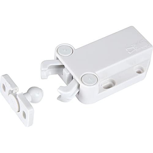 Sugatsune スガツネ工業 ランプ印 プッシュラッチ MC-37F MC-37F-WH ホワイ...