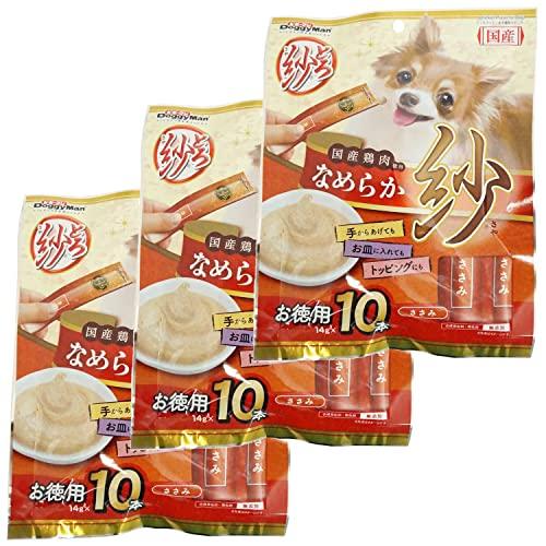ドギーマン 犬用おやつ とろ紗 ささみ 14g×10本 3個セット 14グラム x 30 まとめ買い