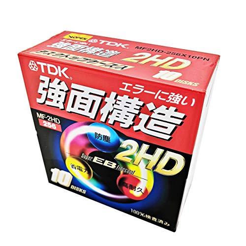 TDK MF2HD-256X10PN 強面構造フロッピー 10DISKS フォーマット済み