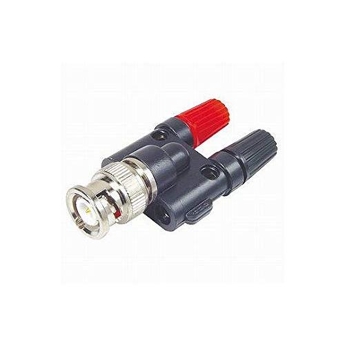 テイシン電機 BNC変換コネクタ BNCプラグ-ターミナル×2(RoHS対応) AD-120-E
