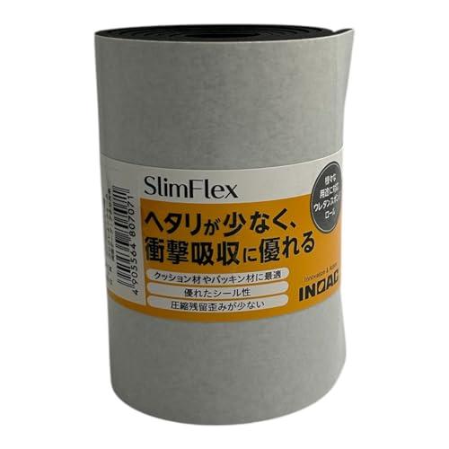 イノアック ポロンスポンジロール 3tX100mmX1M テープ付 黒 L24-3100MT