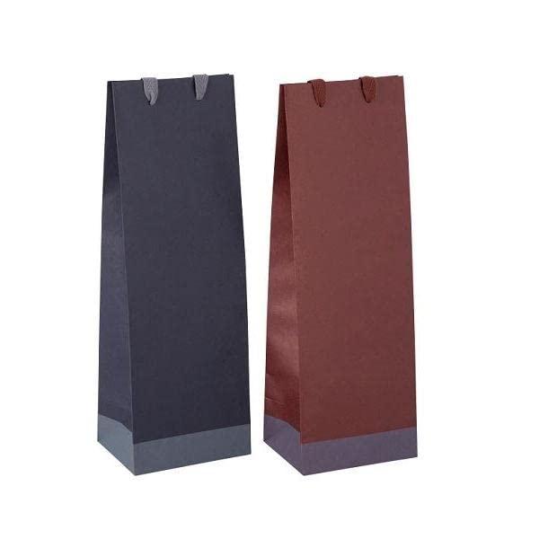 紙袋 クラフトボトルバッグ 手提げ 一升瓶 ４２×１４×マチ１１ｃｍ ［色指定不可］