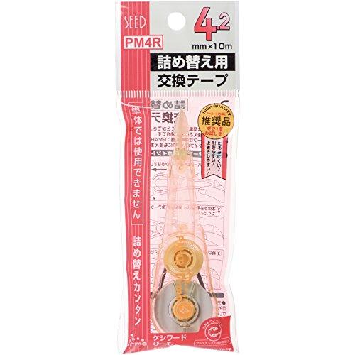 シードSeed 修正テープ ケシワードぴーもテープ 4.2mm PM4R-10P