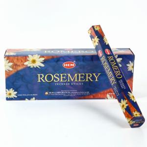 【限定特別価格】「HEM六角香６個入り ローズマリー」【送料無料/メール便】【日時指定不可】ヘム ROSEMERY/お香/激安/インド/