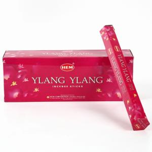 【限定特別価格】「HEM六角香６個入りイランイラン 」【送料無料/メール便】【日時指定不可】ヘム YLANGYLANG/お香/激安/インド/