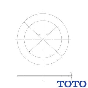 TOTO パッキン  HH05251  トイレ｜e-shokujuu