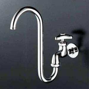 KVK スワン型水栓 K3SD（ビスドメ）|水道用品 水栓 水栓金具