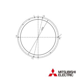 三菱（MITSUBISHI） △三菱 PS-25MF2 換気扇用 片吸込形シロッコファン