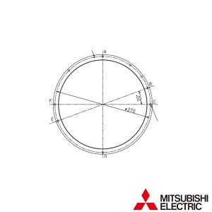 三菱電機（MITSUBISHI ELECTRIC） 【PS-25MF2】 丸形フランジ 片吸込形