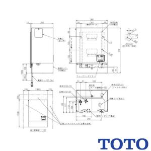 TOTO REDJ20A1R REDJ20A2R TOTO 湯ぽっと 小型電気温水器 約20L壁掛け
