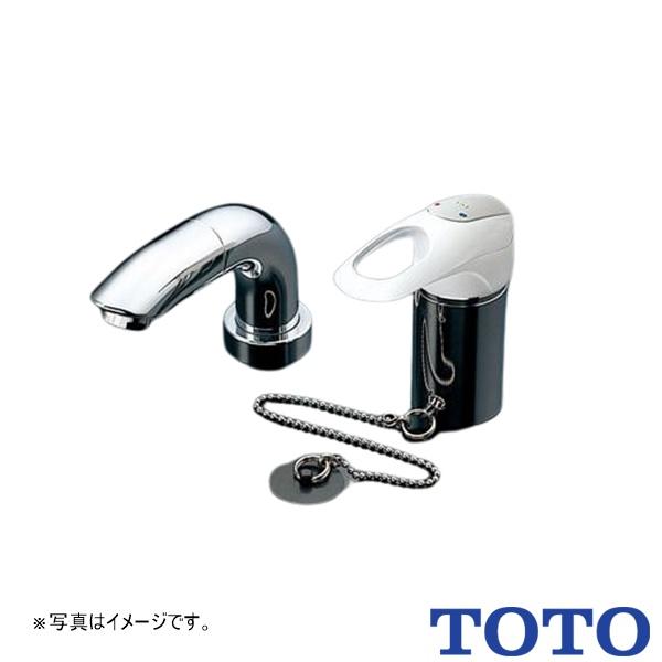 TOTO 洗面所用水栓 TL834EGR デリシア エコシングル水栓 台付シングルレバー混合水栓 ホ...