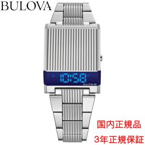 ブローバ BULOVA 腕時計 LEDデジタルクオーツ アーカイブシリーズ コンピュートロン シルバ...