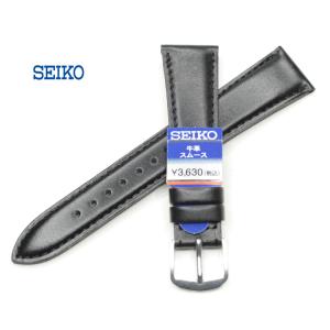 SEIKO セイコー 純正 時計バンド 牛革 18ミリ 薄型タイプ バンド