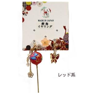 十人十和 イヤリングG 転写玉 かんざし風の詳細画像1