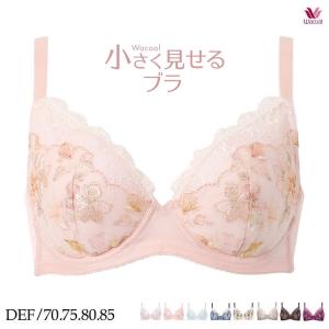 ワコール 小さく見せるブラ ブラジャー 大きいサイズ DEFカップの商品画像