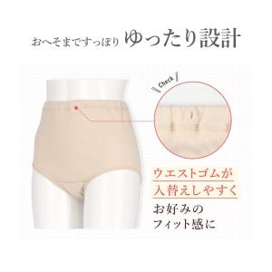 ウイング ショーツ 身生地部綿100% ふかめ...の詳細画像3
