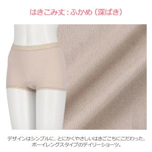 ウイング ショーツ 身生地部綿混 ふかめ 綿混...の詳細画像3