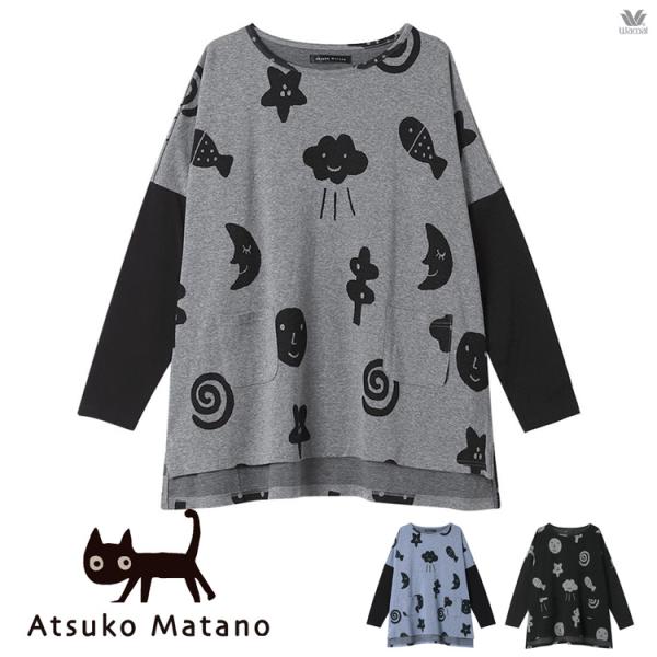 LL 3Lサイズ ワコール Tシャツ カットソー トップス マタノアツコ レディース 綿100％ か...