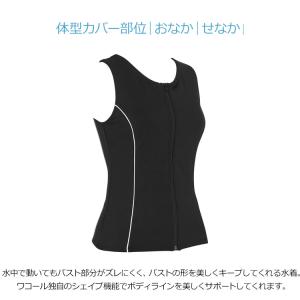 ワコール 水着 フィットネス水着 全面シェイプ...の詳細画像1