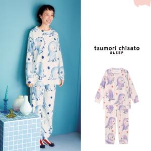 ツモリチサト パジャマ フリース あったか ペンギン LL ブランド かわいい 長袖 かぶり 2023秋冬 tsumori chisato SLEEP｜e-sitagi